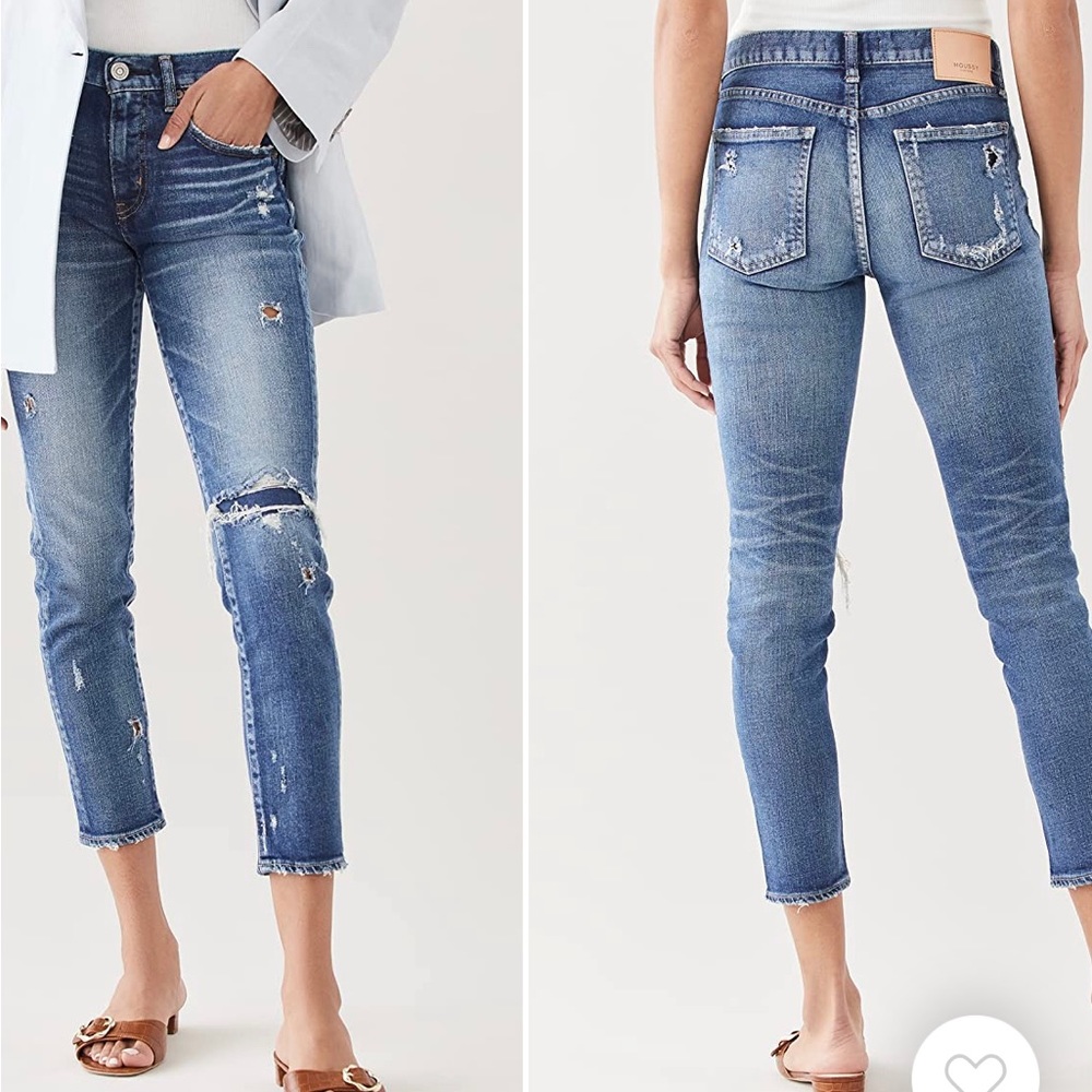 Moussy vintage jeans, dark blue.